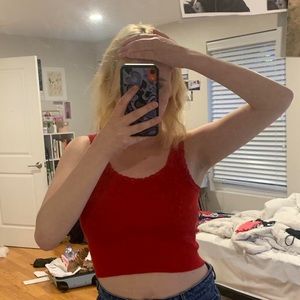 red ronnie brandy melville top